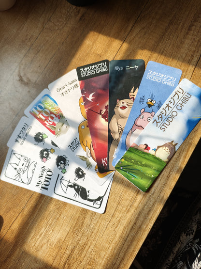 Studio Ghibli hand drawn Bookmarks - Limited Collection