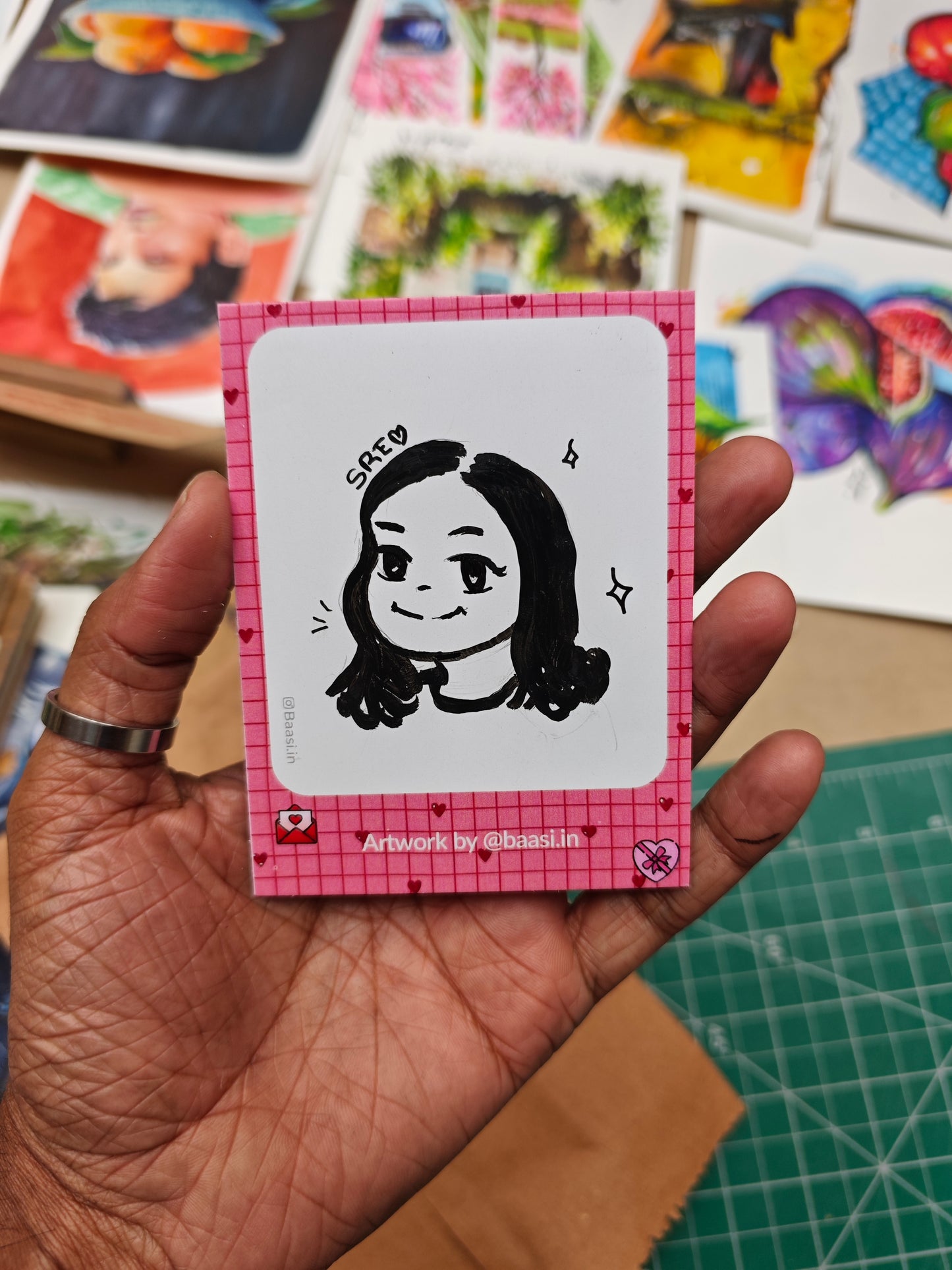 Online Doodle Booth – Chibi Style (Physical Artwork)