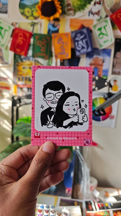 Online Doodle Booth – Chibi Style (Physical Artwork)