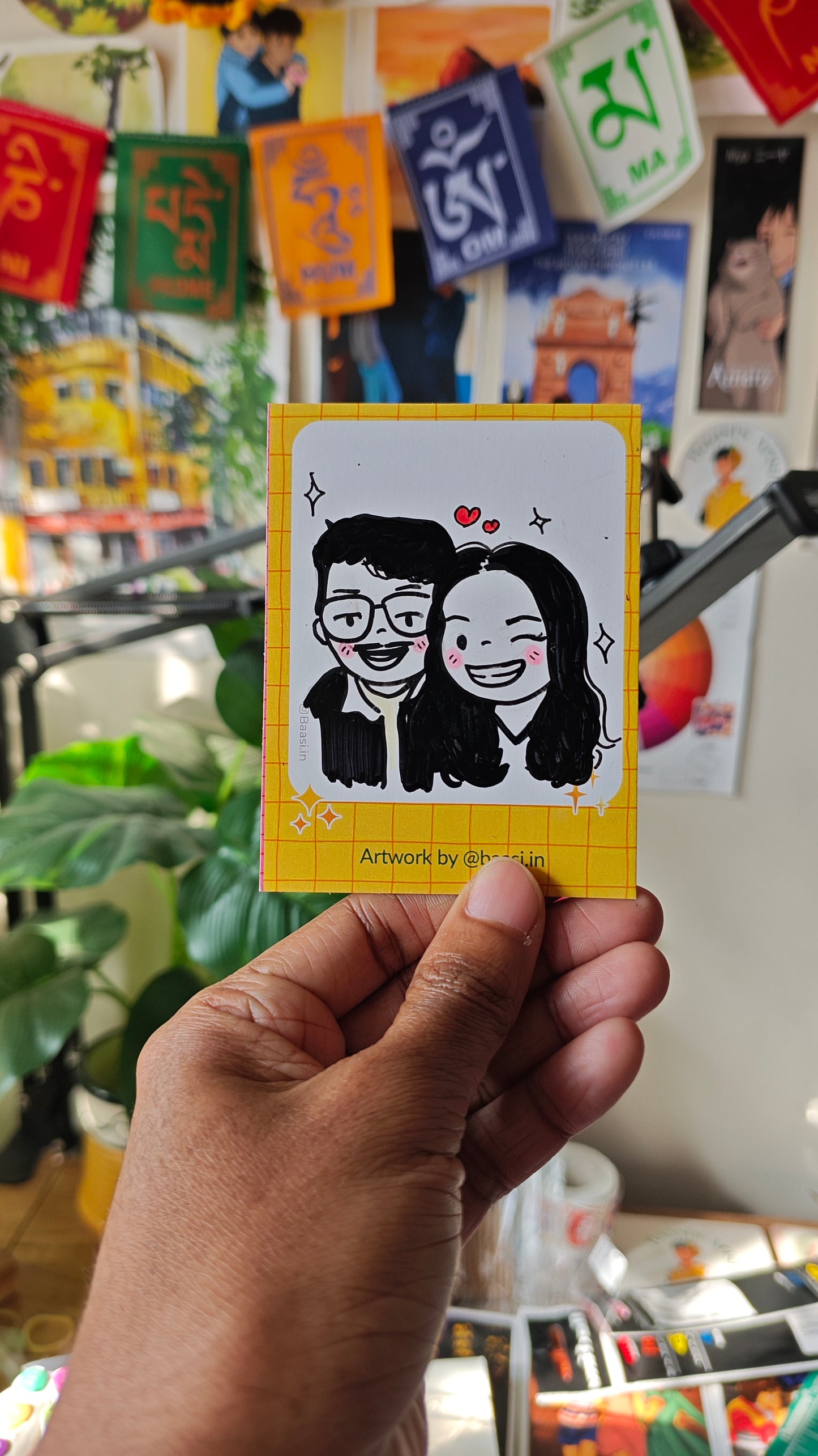 Online Doodle Booth – Chibi Style (Physical Artwork)