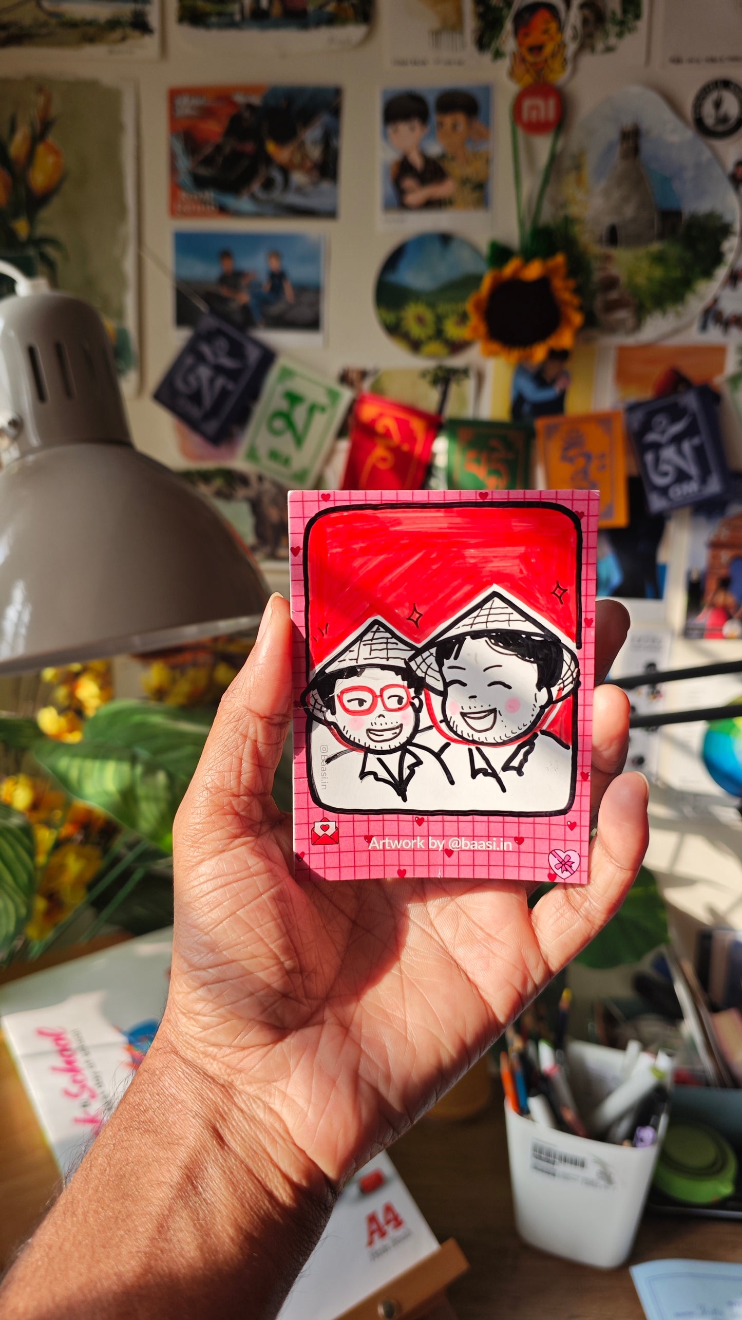Online Doodle Booth – Chibi Style (Physical Artwork)