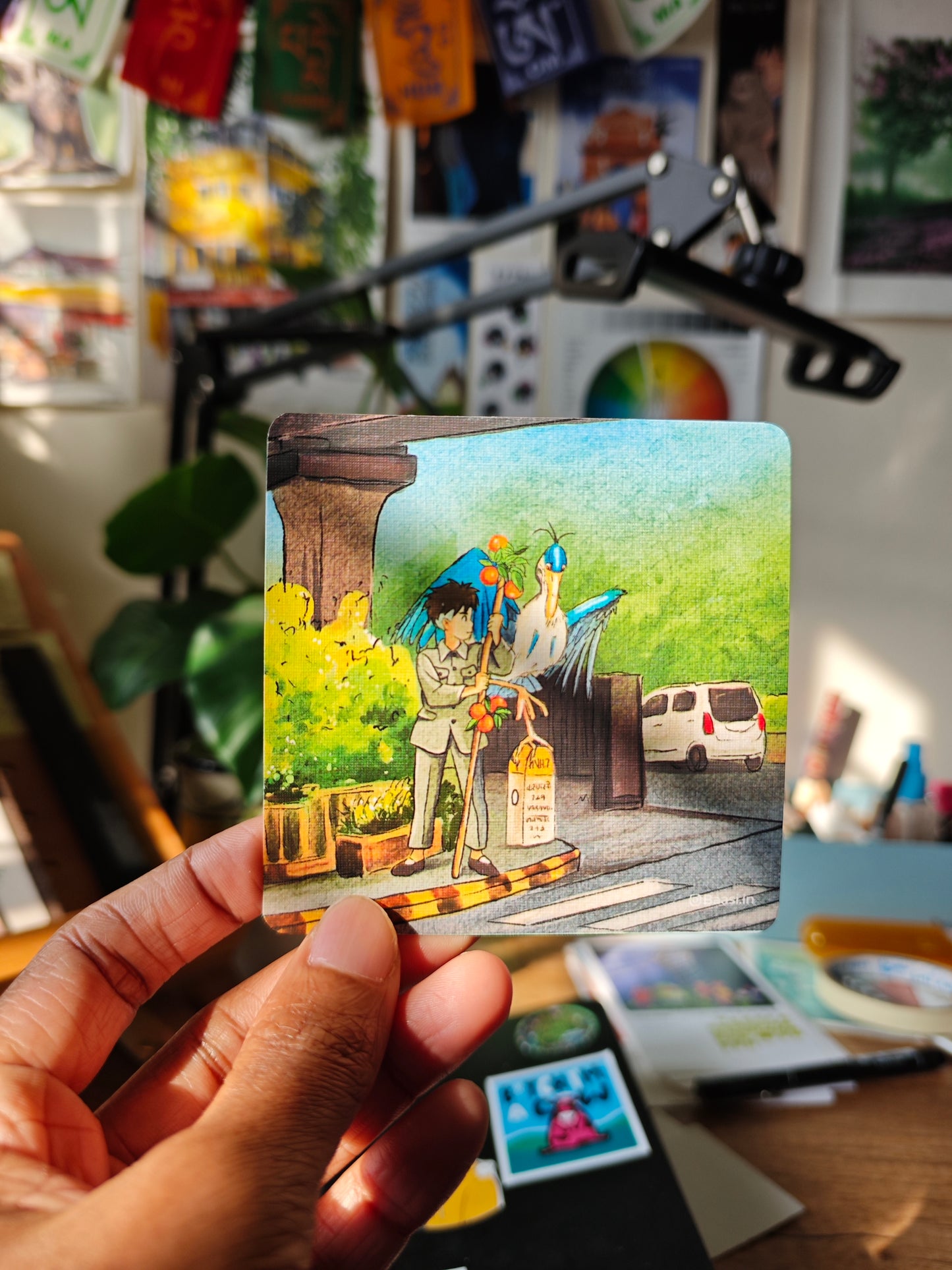Studio Ghibli Characters Visiting India Art Prints- 12 Prints Pack
