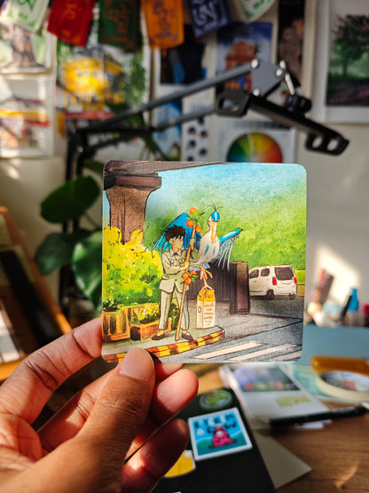 Studio Ghibli Characters Visiting India Art Prints- 12 Prints Pack
