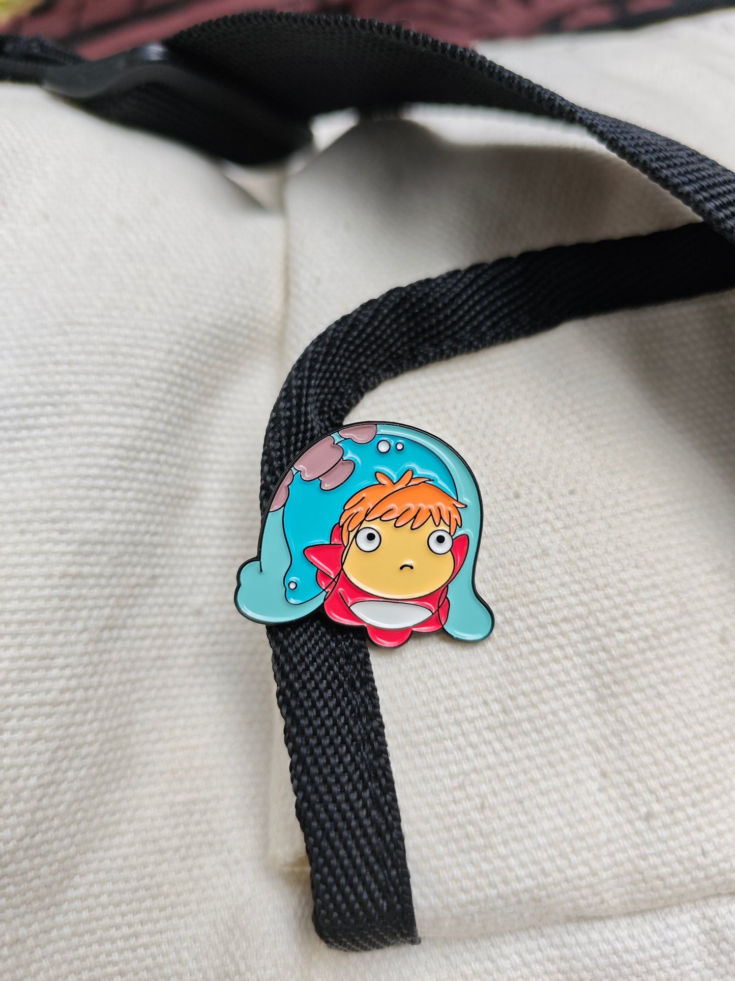 Ponyo Studio Ghibli bag/cloth pin