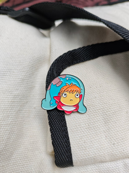 Ponyo Studio Ghibli bag/cloth pin