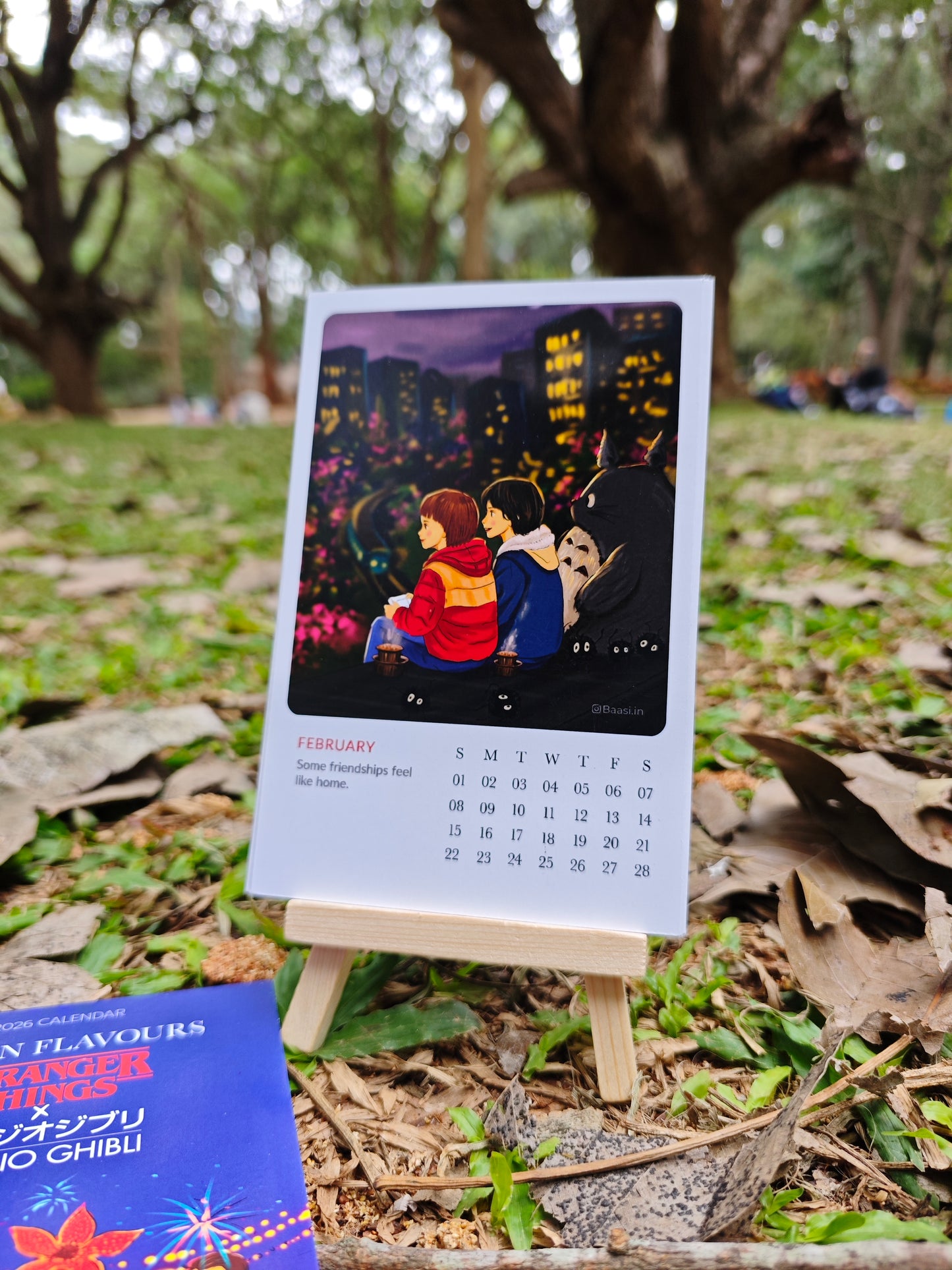 stranger Things x Studio Ghibli Exploring Indian Local food Calendar 2026