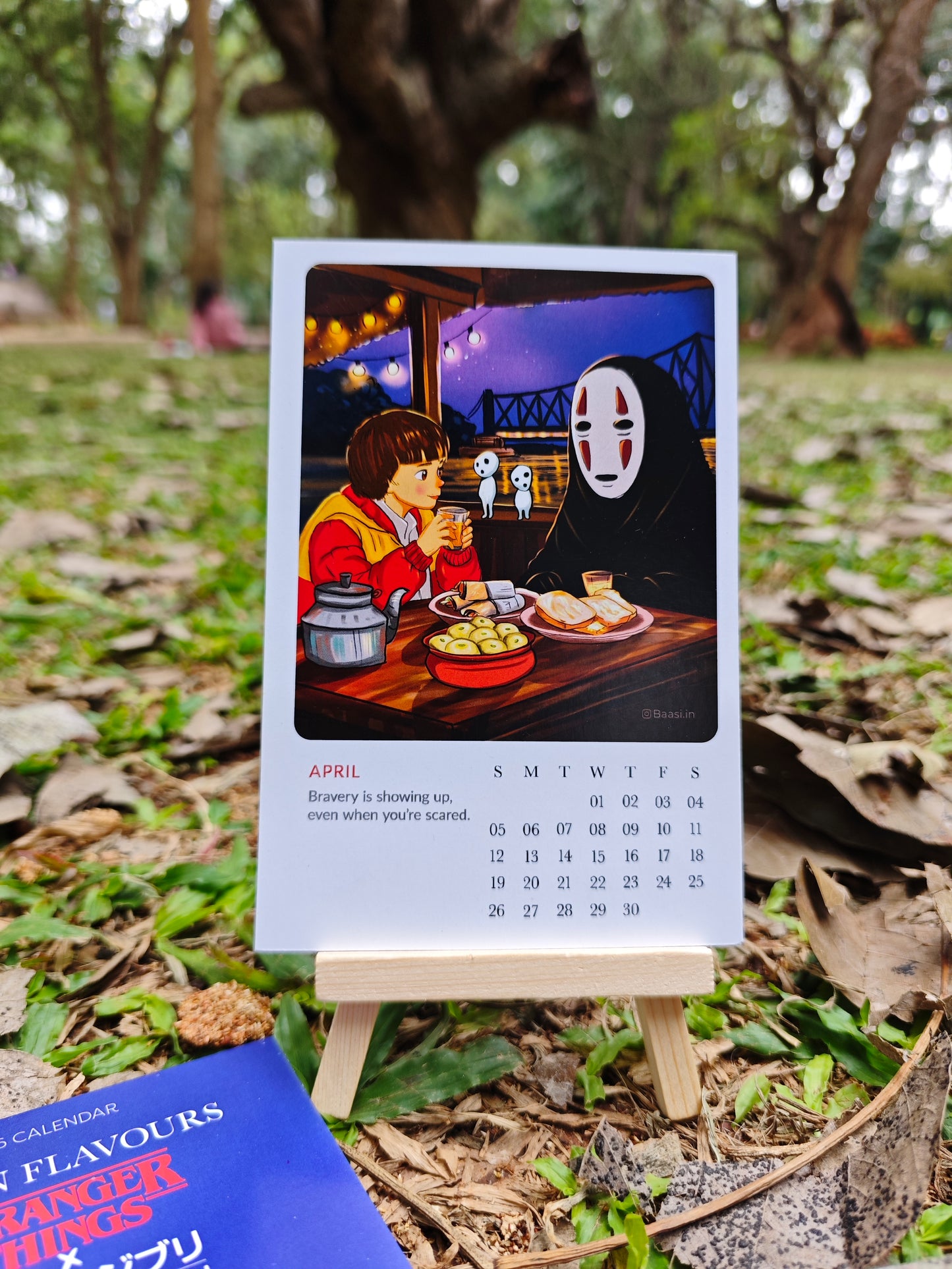 stranger Things x Studio Ghibli Exploring Indian Local food Calendar 2026