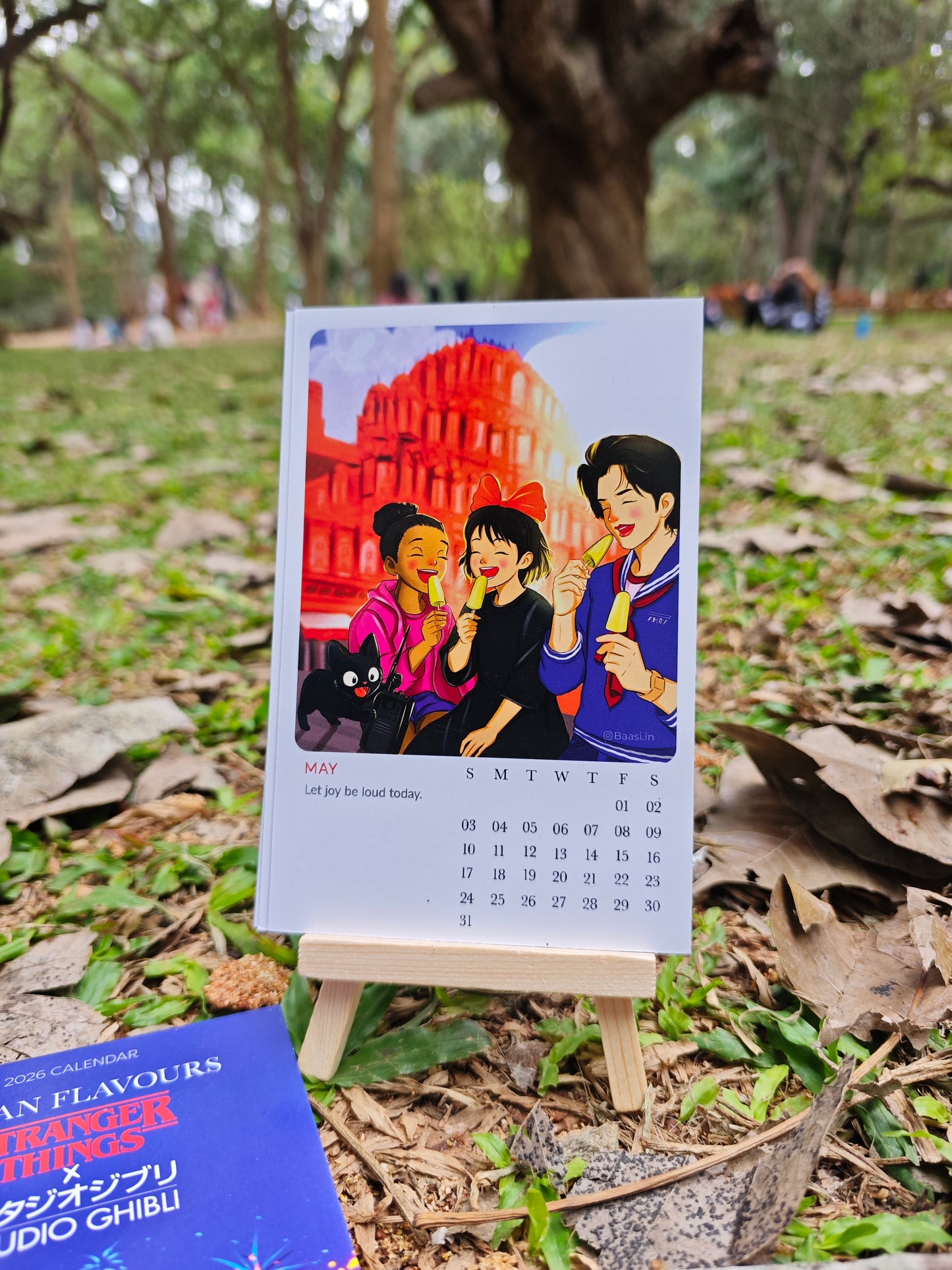 stranger Things x Studio Ghibli Exploring Indian Local food Calendar 2026