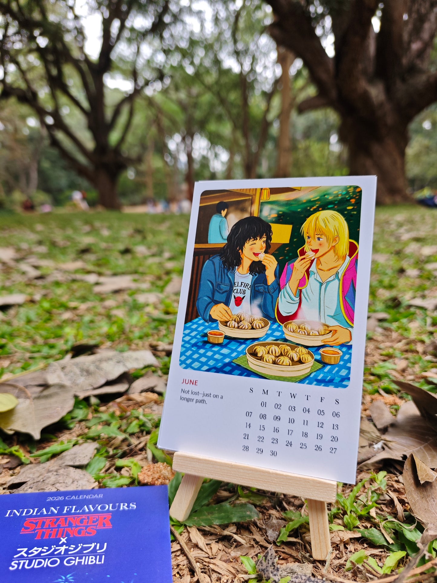 stranger Things x Studio Ghibli Exploring Indian Local food Calendar 2026