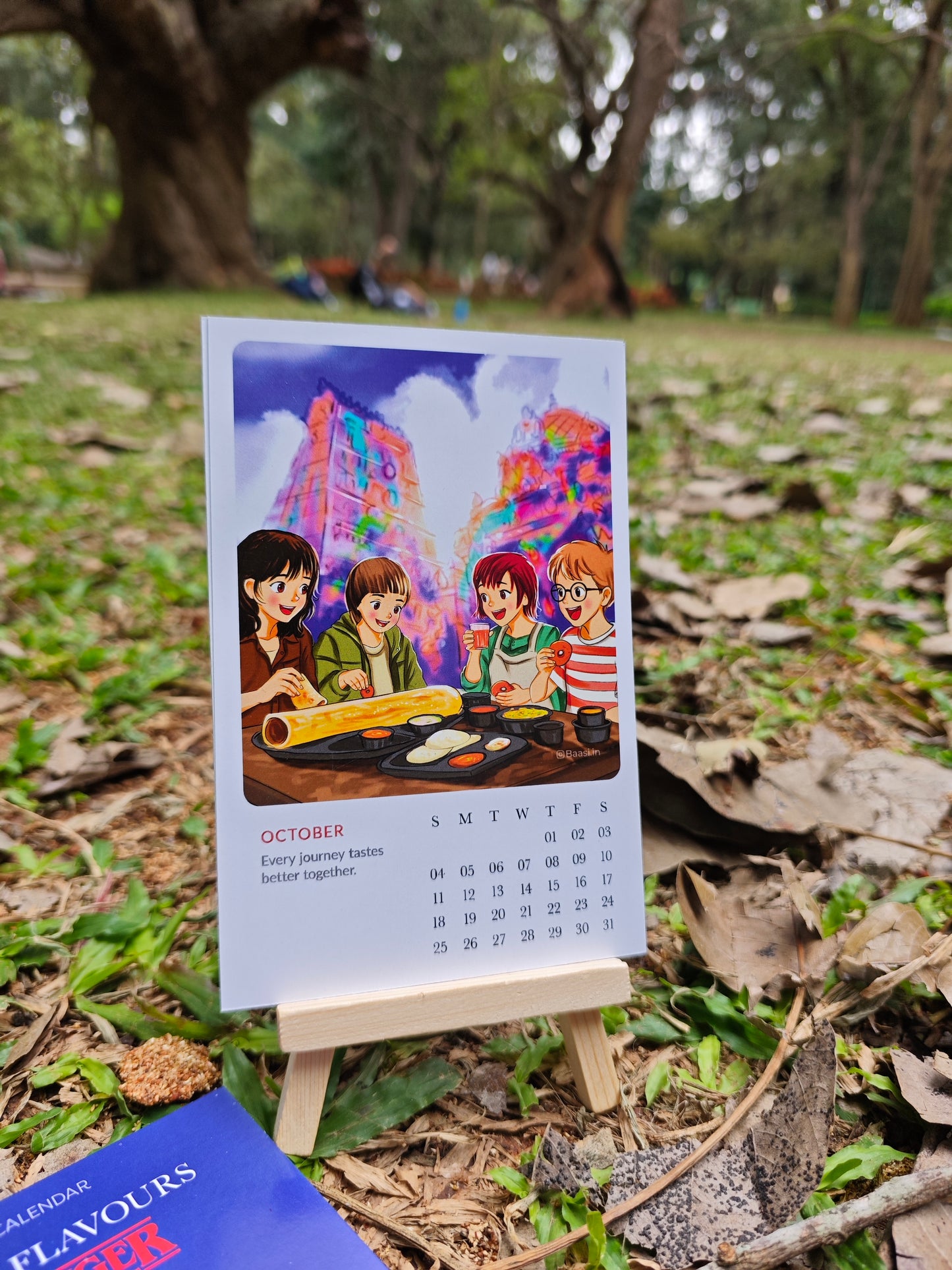 stranger Things x Studio Ghibli Exploring Indian Local food Calendar 2026