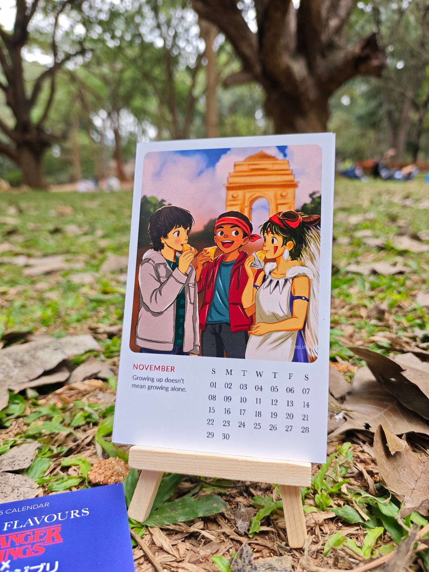 stranger Things x Studio Ghibli Exploring Indian Local food Calendar 2026