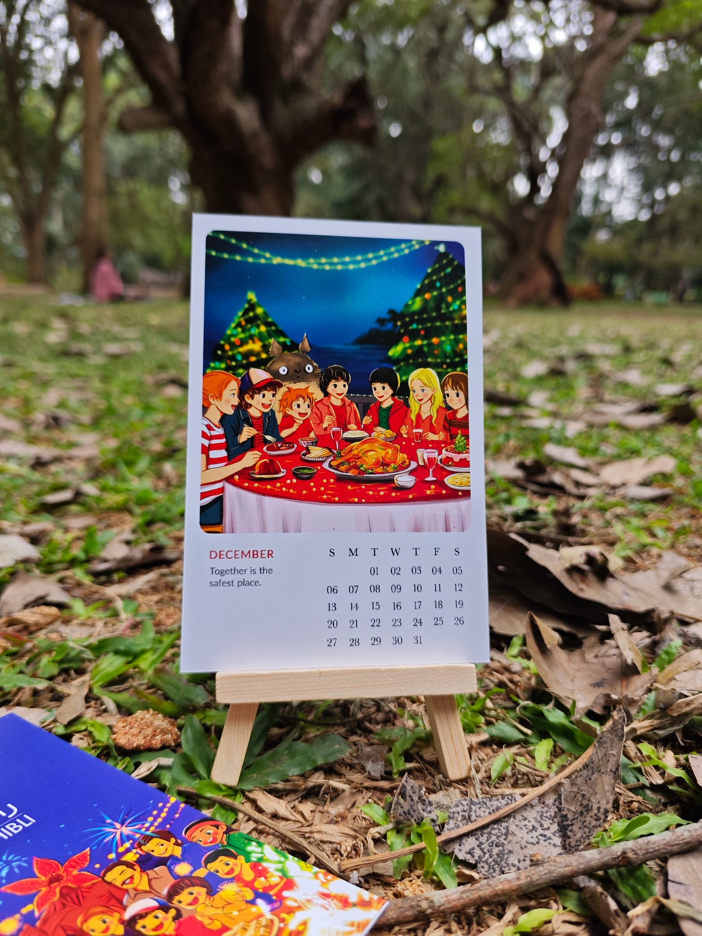 stranger Things x Studio Ghibli Exploring Indian Local food Calendar 2026