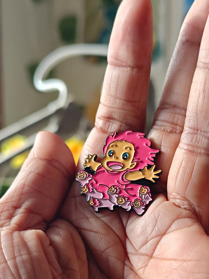 The Happy Ponyo - Enamel Pin