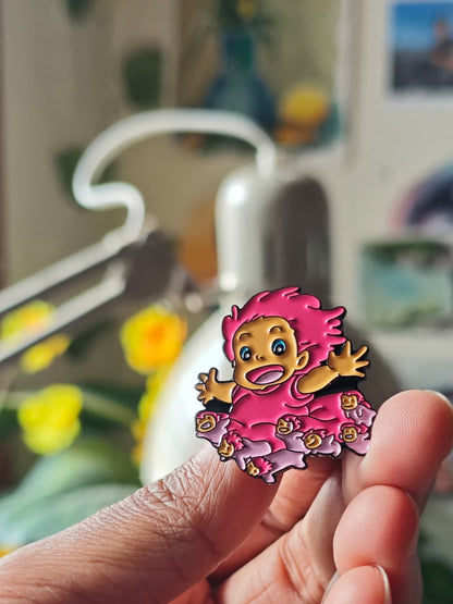 The Happy Ponyo - Enamel Pin