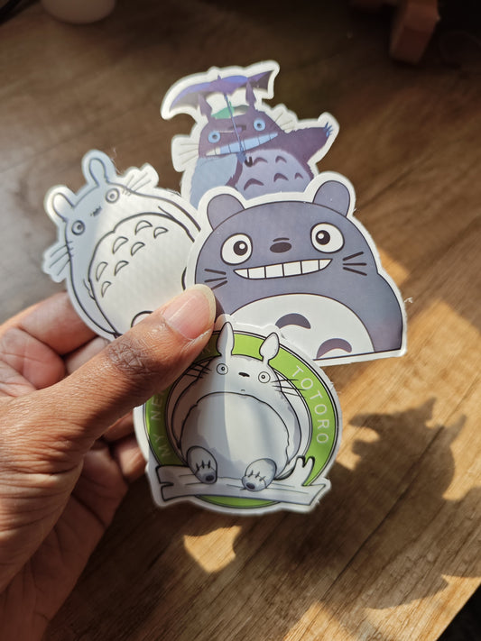 Totoro stickers 4nos