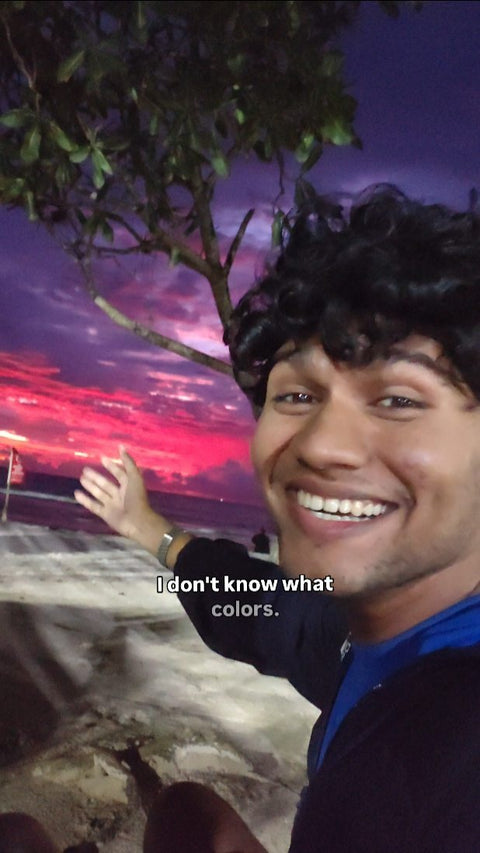 painting the sunset, guessing the colours