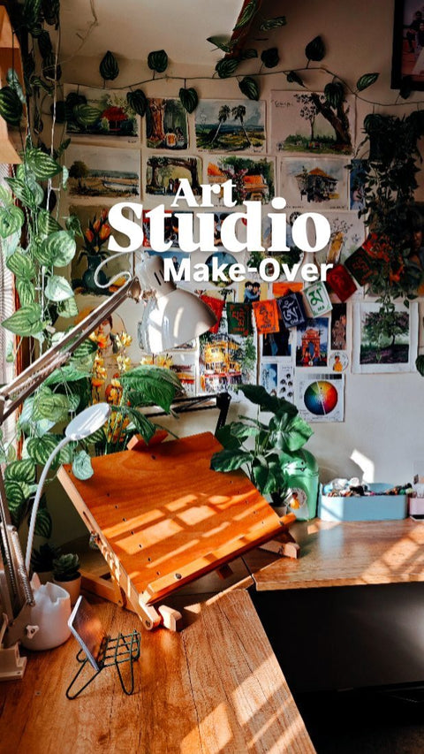 art studio make-over