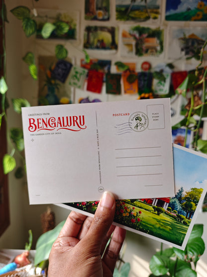 Bengaluru State Library - Art postcard