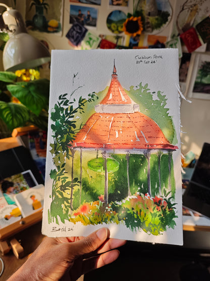 Cubbon Park Watercolor painting🎨