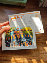 "From Thrissur, With Love" – Thrissur Pooram En Plein Air Art Postcard