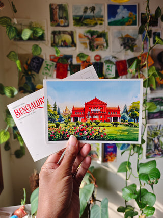 Bengaluru State Library - Art postcard