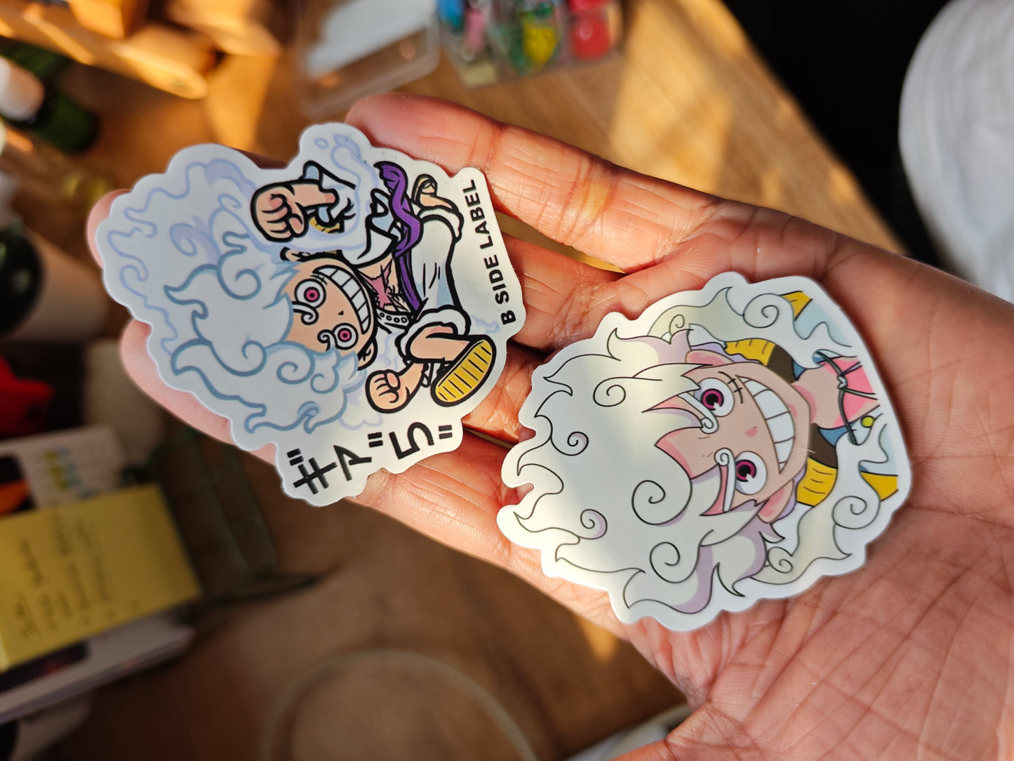 Luffy Anime stickers (pack of 1 - 2 stickers)