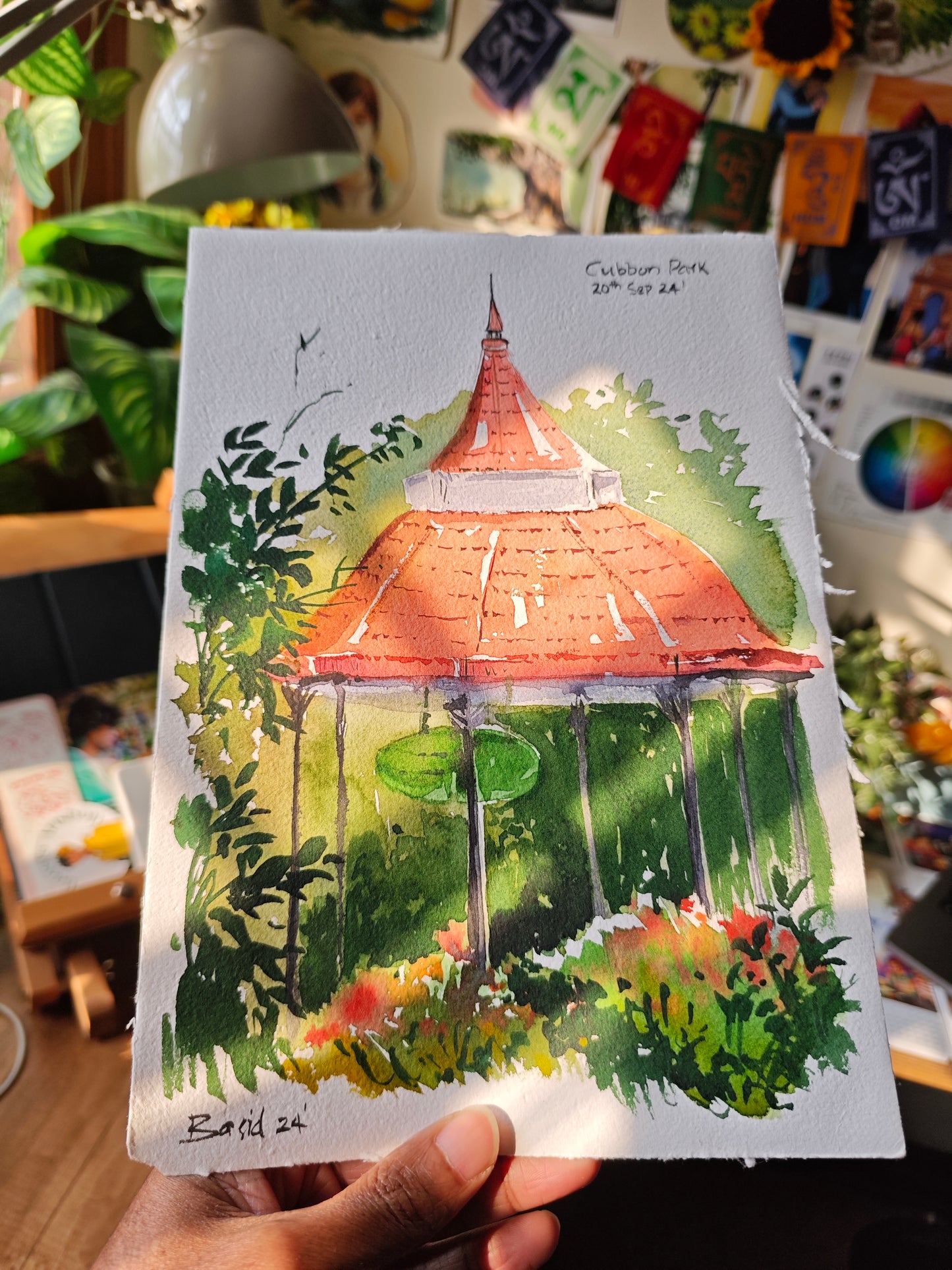 Cubbon Park Watercolor painting🎨