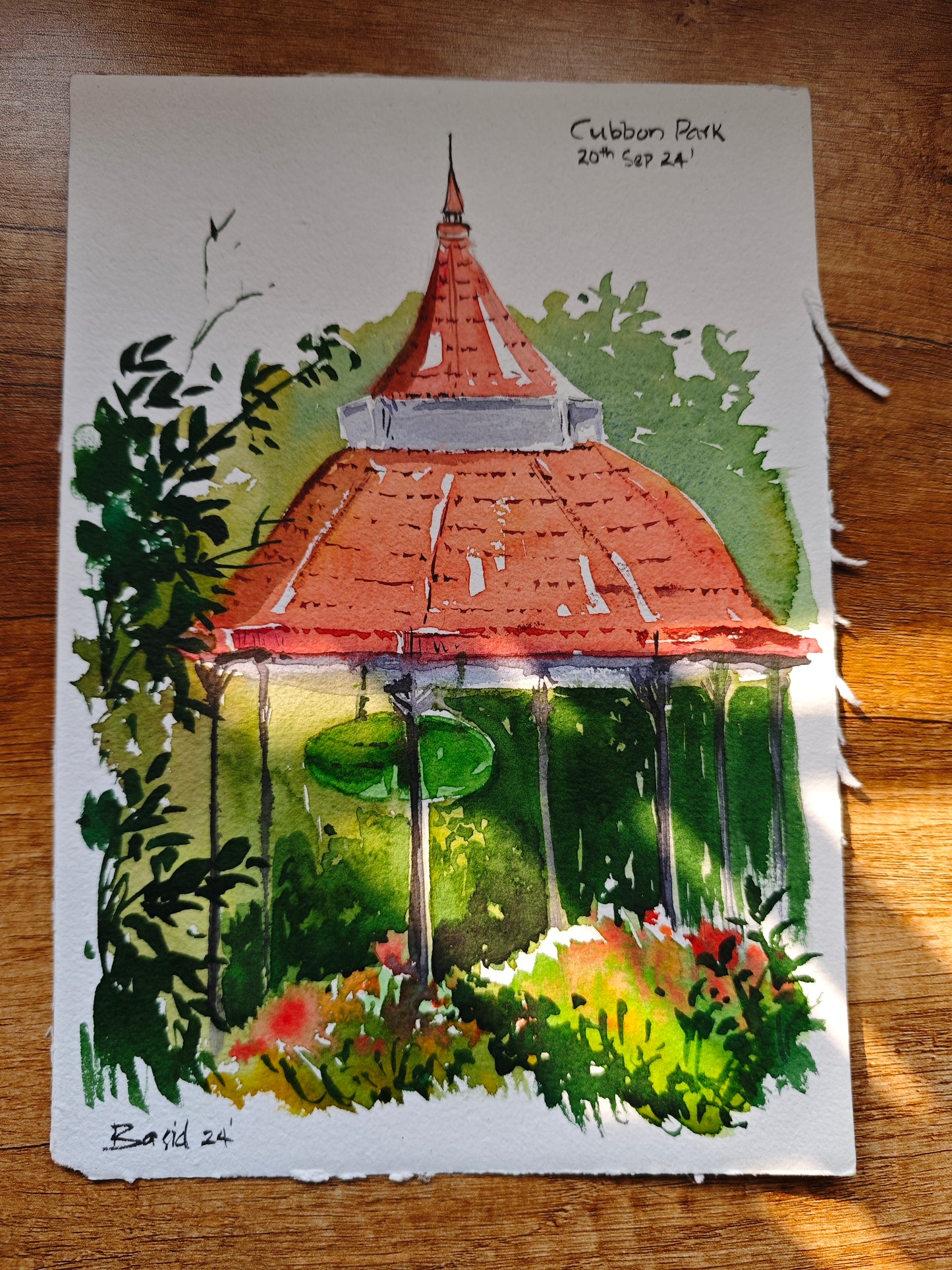 Cubbon Park Watercolor painting🎨