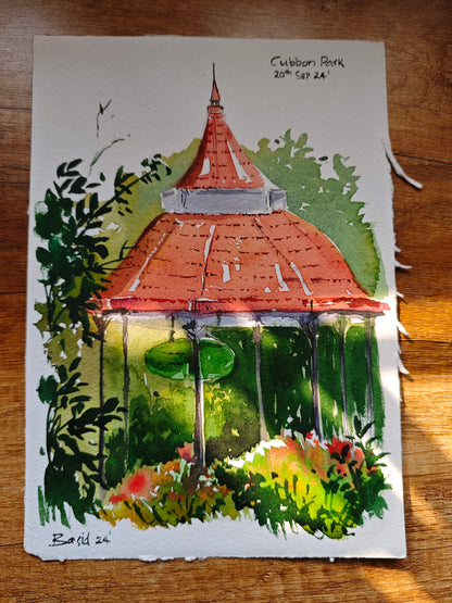 Cubbon Park Watercolor painting🎨
